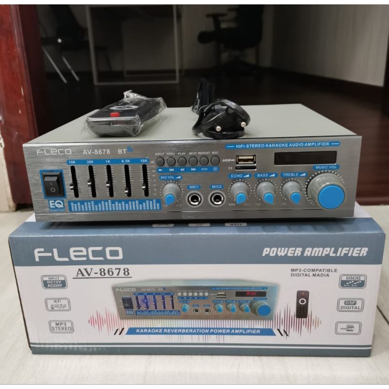 Jual Fleco Power Amplifier Fleco BT 8678 Amplifier BluetoothPOWER