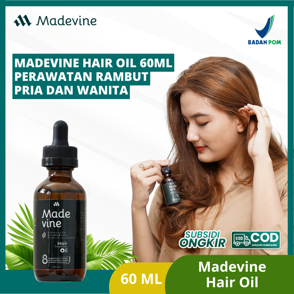 Jual Serum Penumbuh Rambut Pria Wanita Madevine Hair Treatment Oil