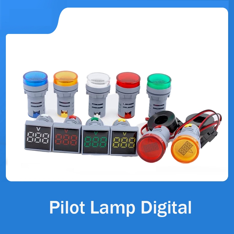 Jual Pilot Lamp Digital Voltmeter Amperemeter Hz AD16 22VAH Shopee