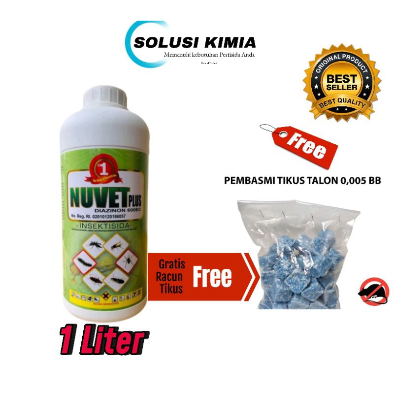 Jual NUVET PLUS 600 EC Obat Fogging Obat Pembasmi Segala Jenis