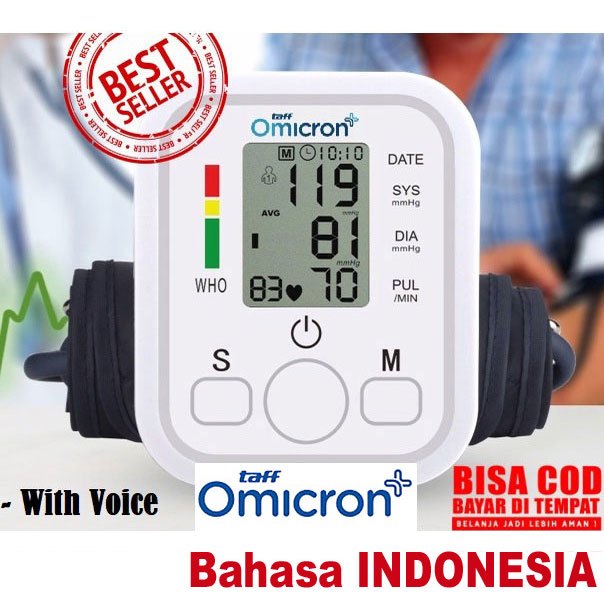 Jual Taff Omicron Pengukur Tekanan Darah Tensi Darah Tensimeter