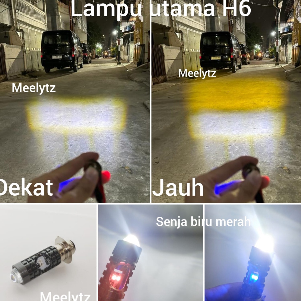 Jual Kqk Lampu Utama Led H Laser Jauh Dekat Putihkuning Plus Senja