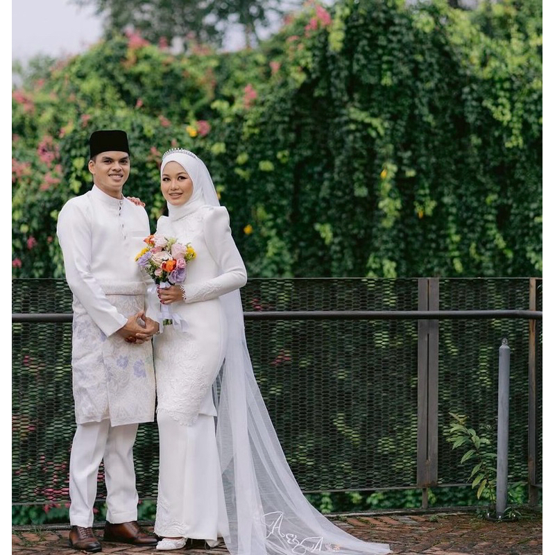 Jual Gaun Pengantin Muslimah Malaysia Melayu Gaun Walimah Gaun Akad