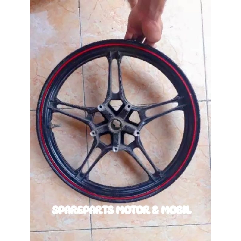 Jual VELG DEPAN YAMAHA JUPITER MX KING 2PV 150 ASLI CABUTAN ORIGINAL