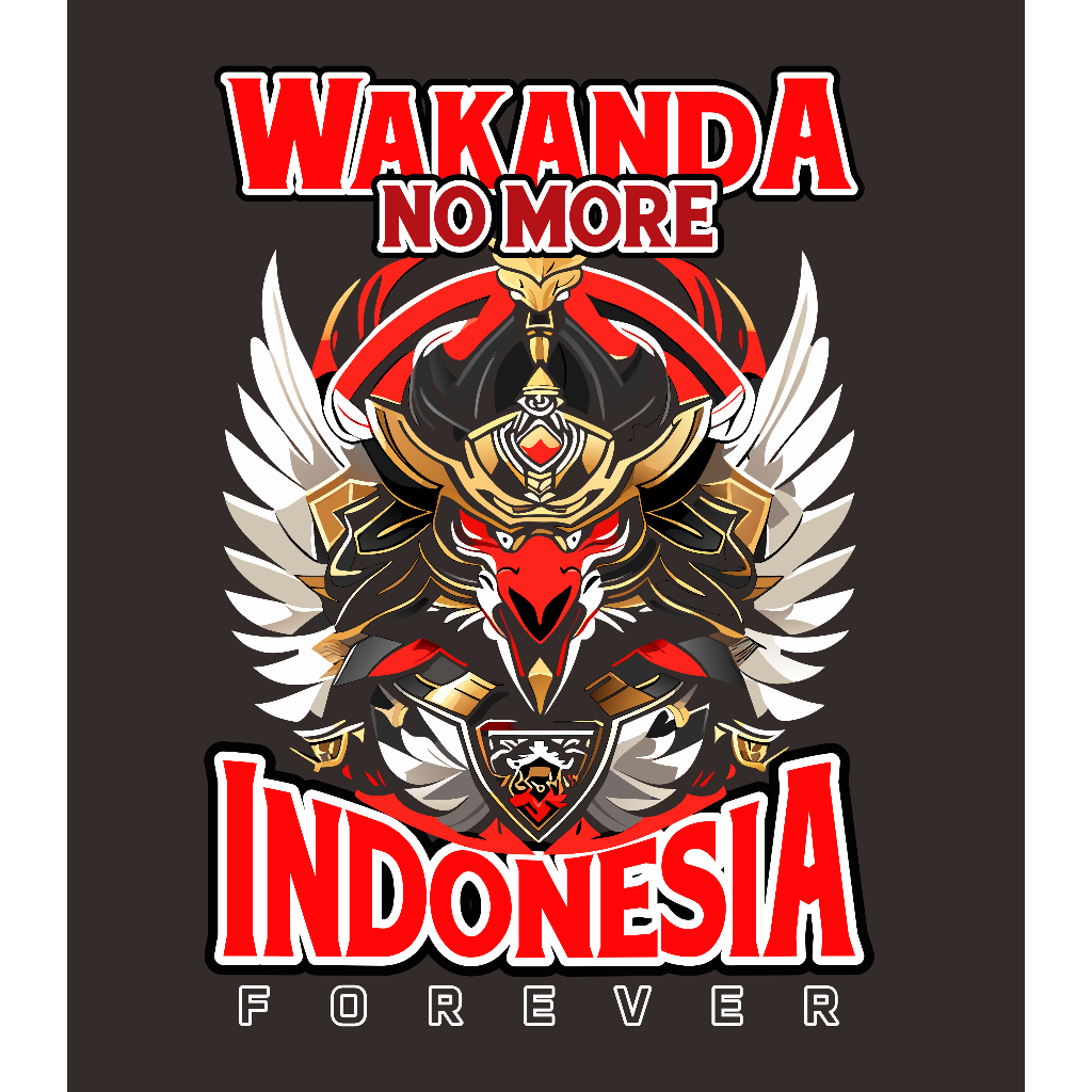 Jual Stiker Sablon Setrika Wakanda No More Indonesia Forever Anies Imin