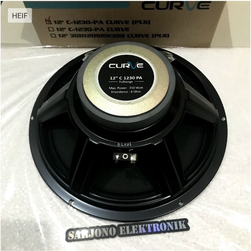 Jual Speaker Inch Curve Full Range C Pa Pls Shopee Indonesia