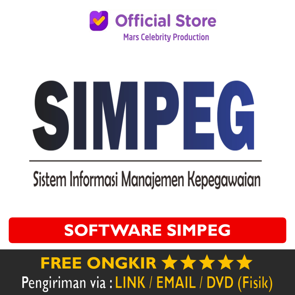 Jual Software Sistem Informasi Pegawai SIMPEG Full Version Premium