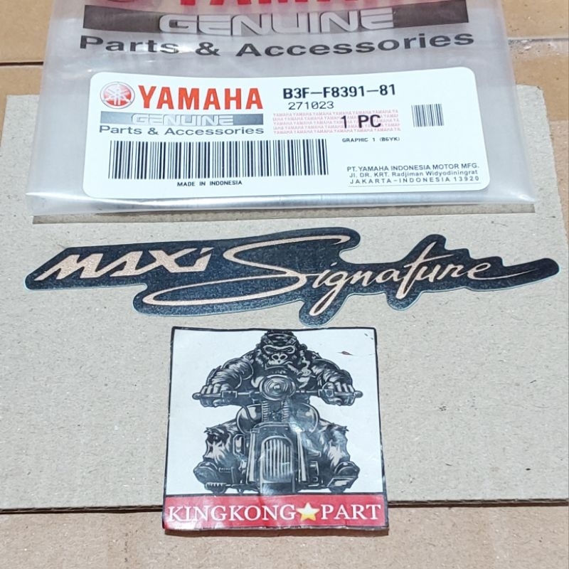 Jual Emblem Sticker Maxi Signature Nmax Lexi Original B3f F8391 81