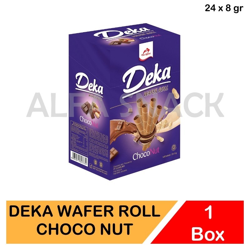 Jual Deka Wafer Roll Choco Nut Kemasan Box X Gram Shopee Indonesia