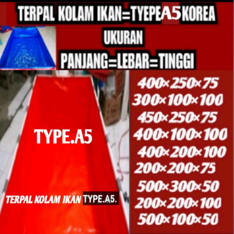 Jual Terpal Kolam Ikan Type A Korea Original Shopee Indonesia