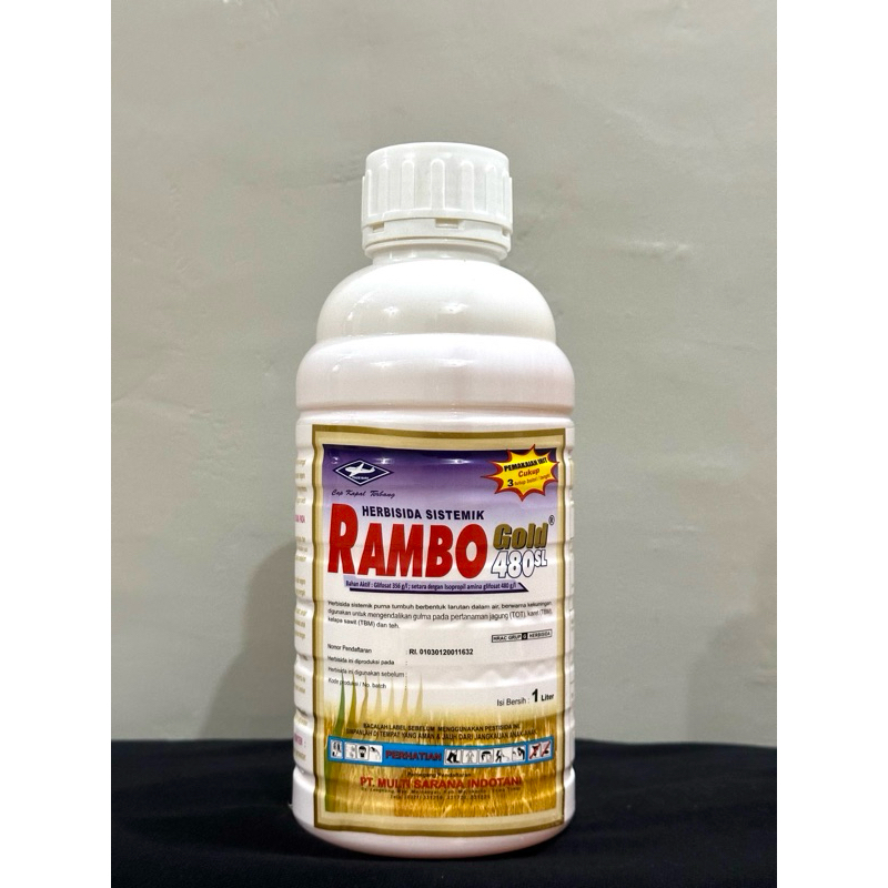 Jual Herbisida Rambo Gold 480 SL 1L Shopee Indonesia