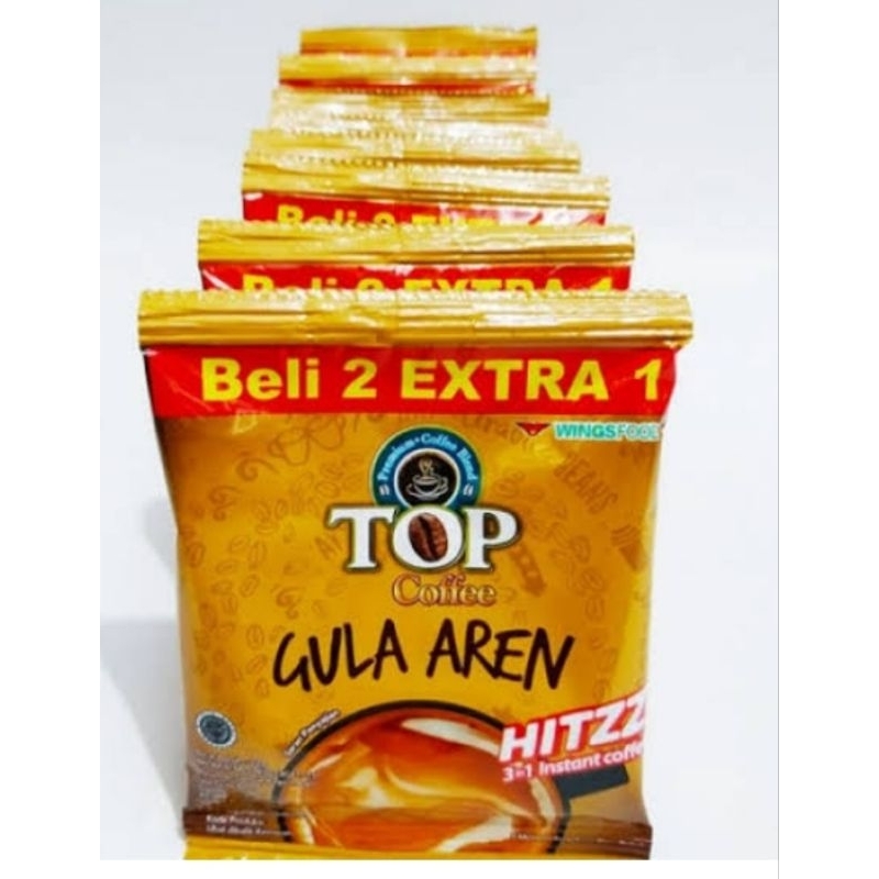 Jual Top Coffee Gula Aren 22 Gr Kopi Gula Aren 15 Sachet Shopee Indonesia