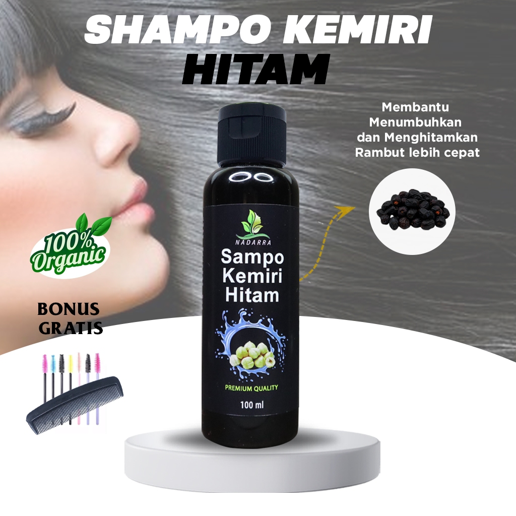 Jual Nadara Shampo Kemiri Hitam Sampo Penumbuh Rambut Shampoo