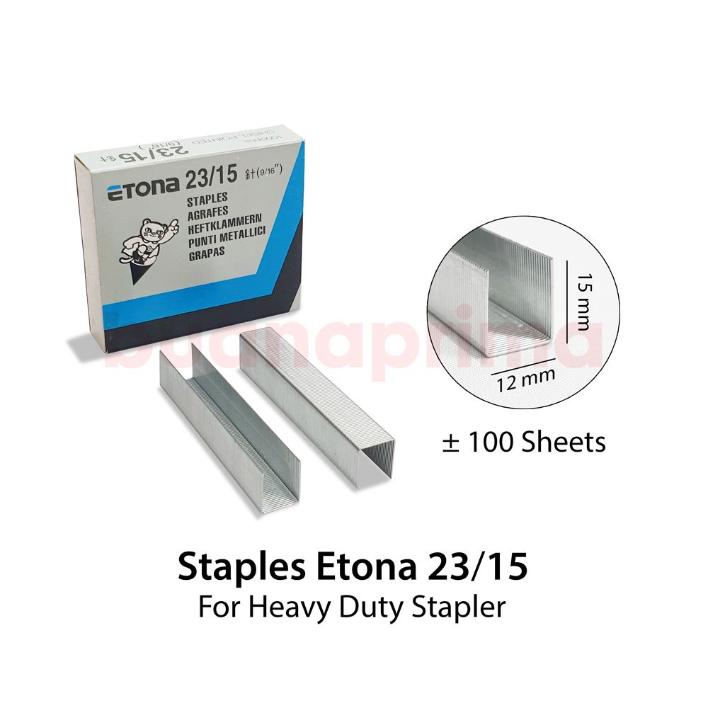 Jual Staples Etona Isi Stapler Untuk Hekter Jilid Besar Heavy