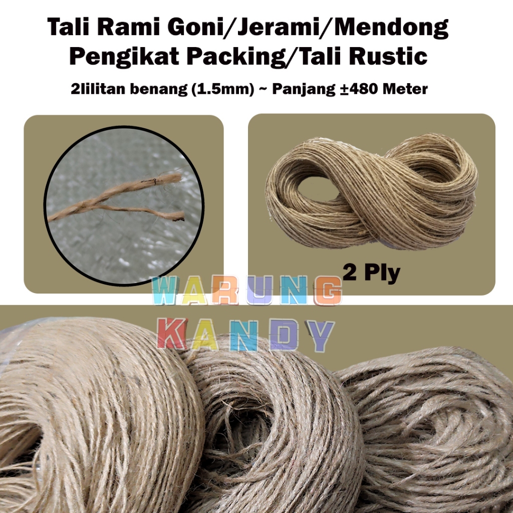 Jual Tali Rami Ply Gram Tali Goni Jerami Mendong Pengikat