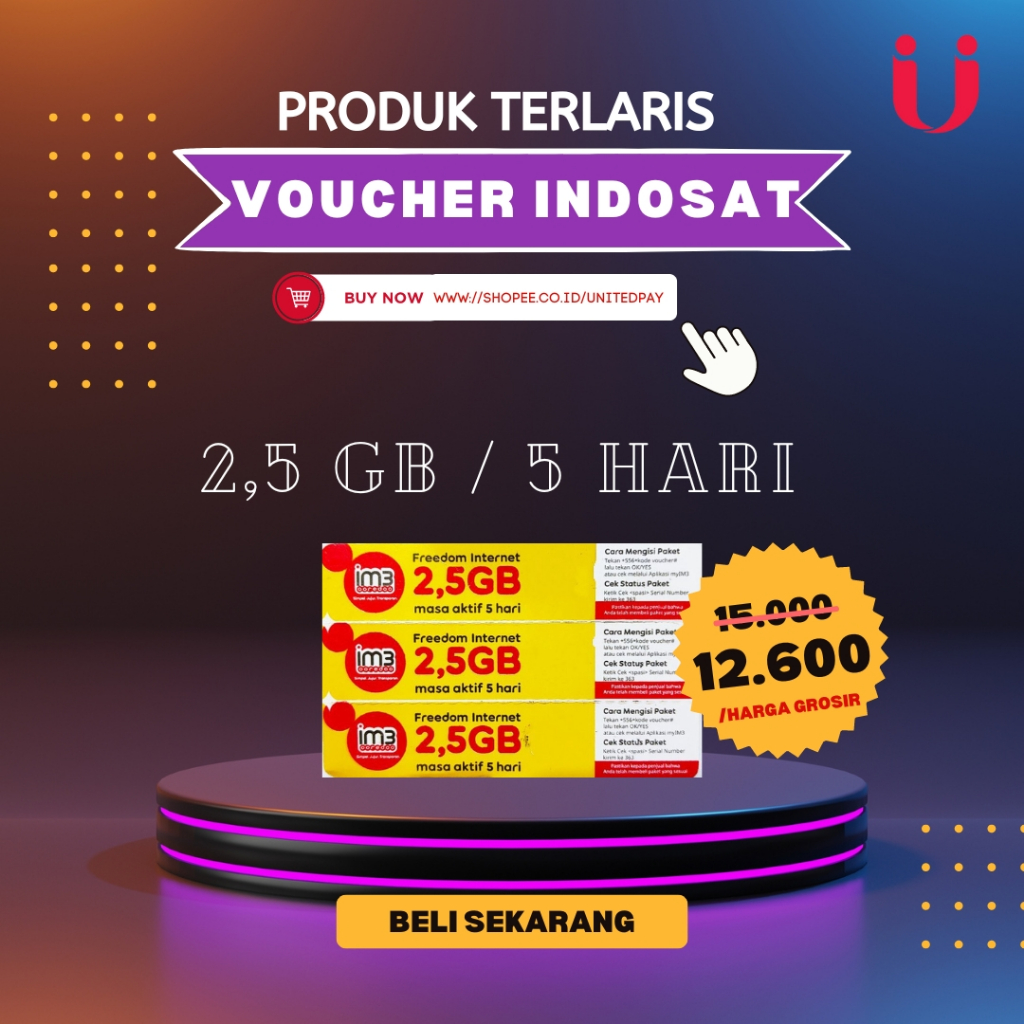 Jual Voucher Indosat Freedom Gb Hari Beli Lebih Murahhh