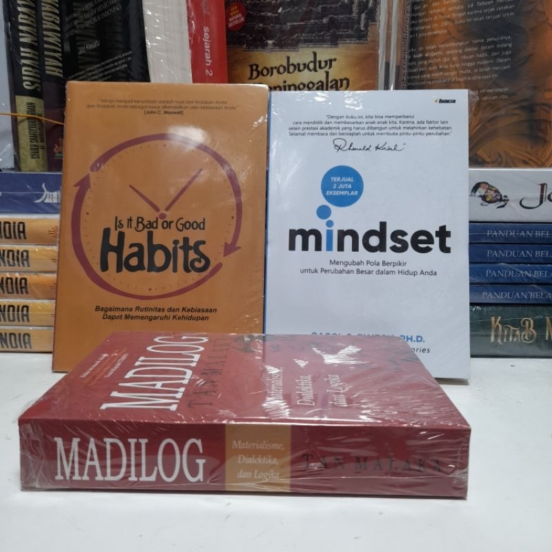 Jual Paket 3 Buku Is It Bad Or Good Habits Mindset Dan Madilog