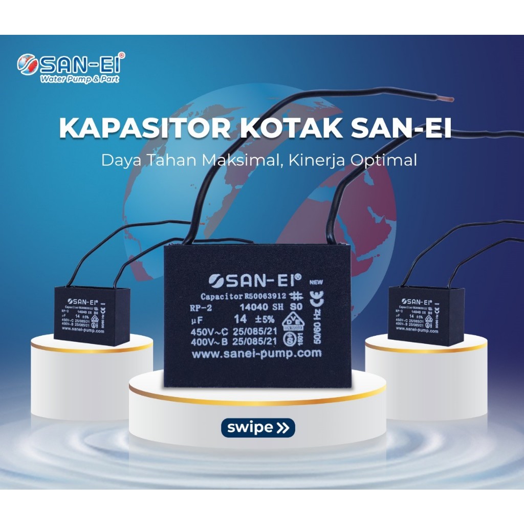 Jual Kapasitor San Ei Kotak Capasitor San Ei Kabel Uf V Shopee