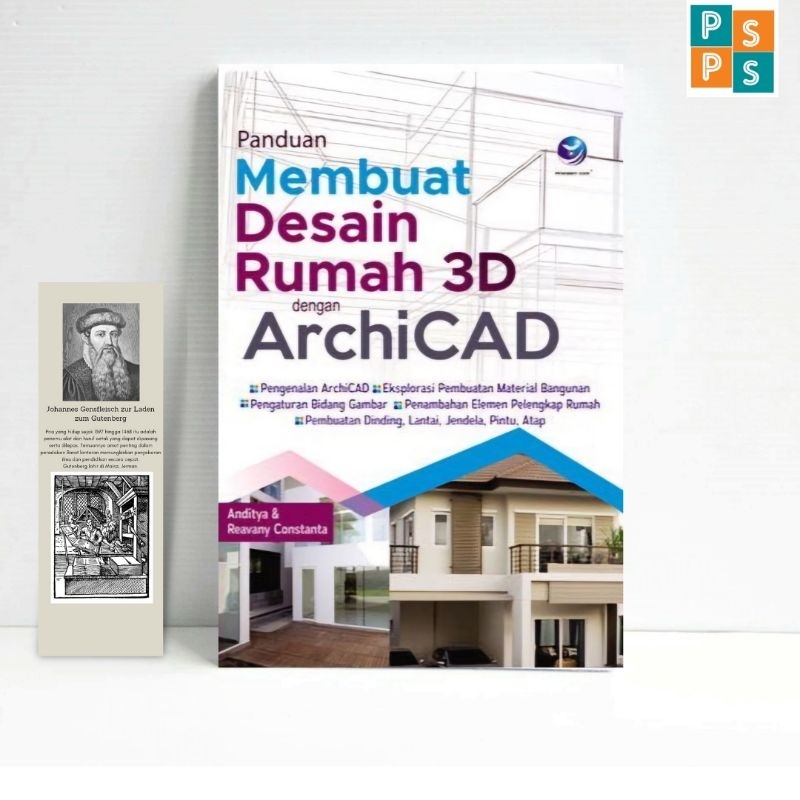 Jual Panduan Membuat Desain Rumah D Dengan Archicad Buku Original