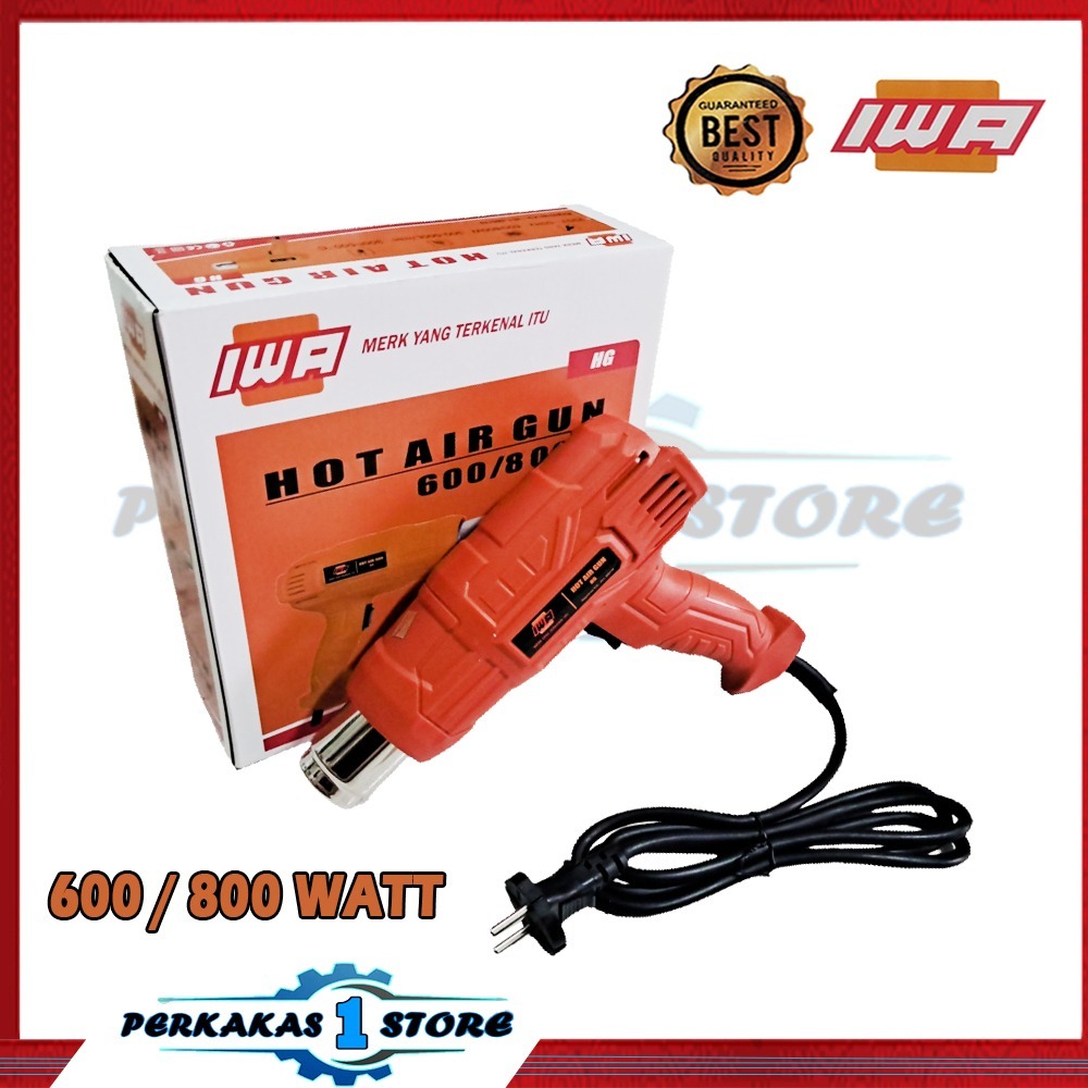 Jual Iwa Watt Mesin Heat Gun Hot Air Gun Pistol Pemanas Hot