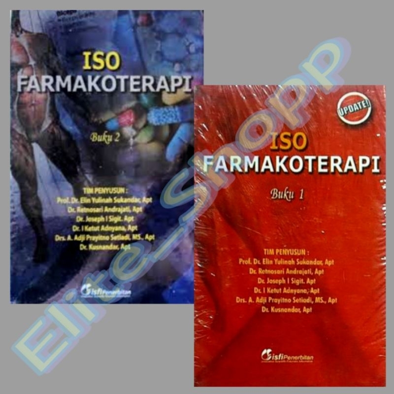 Jual PAKET 2 BUKU ISO FARMAKOTERAPI JILID 1 DAN 2 HARDCOVER Shopee