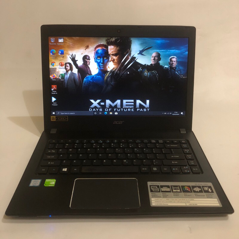 Jual Laptop Gaming Acer E G Core I Gen Ram Ssd Gb