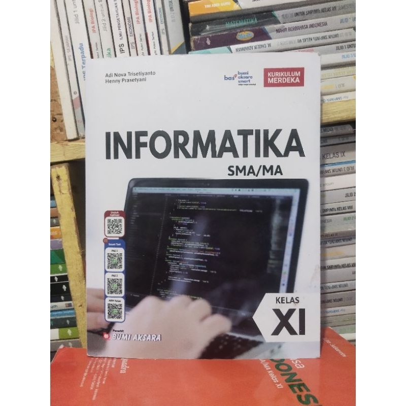 Jual Buku Informatika Kelas Xi Sma Ma Bumi Aksara Kurmer Kurikulum