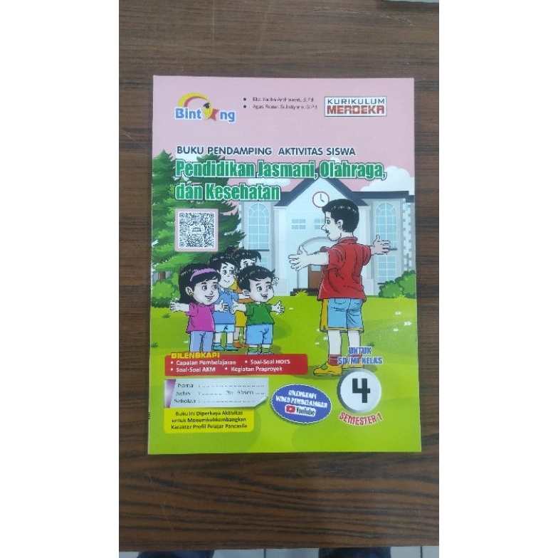 Jual ART A57B PJOK PENERBIT BINTANG SEMESTER 2 BUKU PENDAMPING