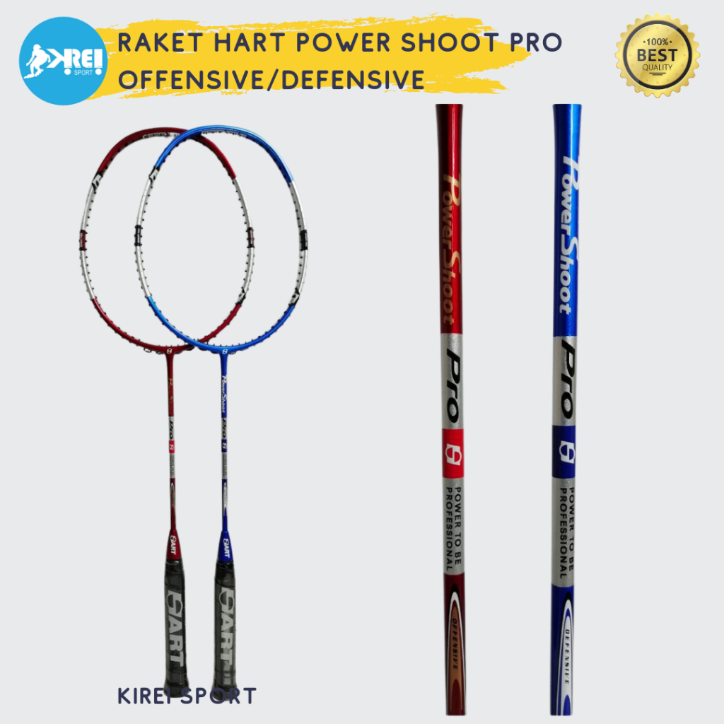 Jual Raket Badminton Raket Bulutangkis Hart Power Shoot Pro B