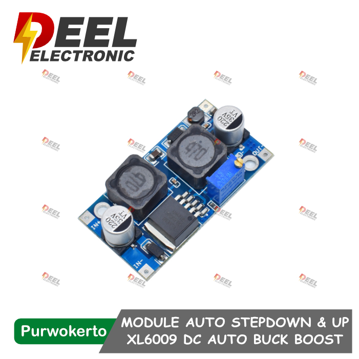 Jual XL6009 AUTO BUCK BOOST ADJUSTABLE DC MODULE AUTO STEP DOWN STEP UP