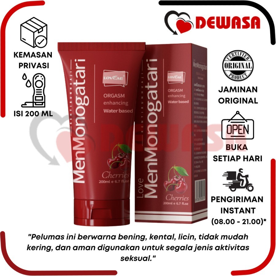 Jual Monogatari Lubricant Black Orgasm Cherry Edition Ml Shopee