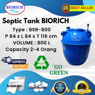 Jual Bio Septic Tank Biotech Kapasitas Orang Tipe Bsr Volume