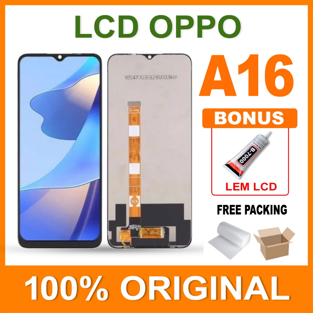 Jual LCD OPPO A16 FULLSET TOUCHSCREEN ORIGINAL Shopee Indonesia