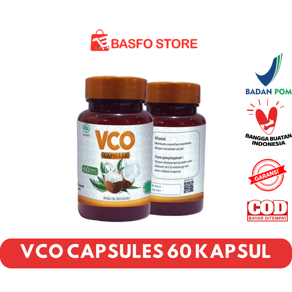 Jual VCO KAPSUL Minyak Kelapa Murni Virgin Coconut Oil Untuk Antivirus