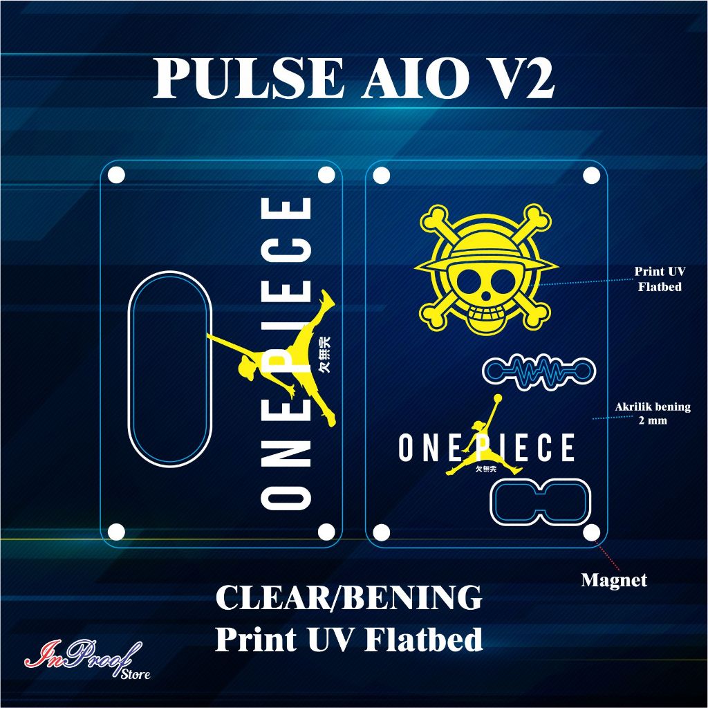 Jual Backdoor Akrilik Pulse V2 Print UV Custom Shopee Indonesia