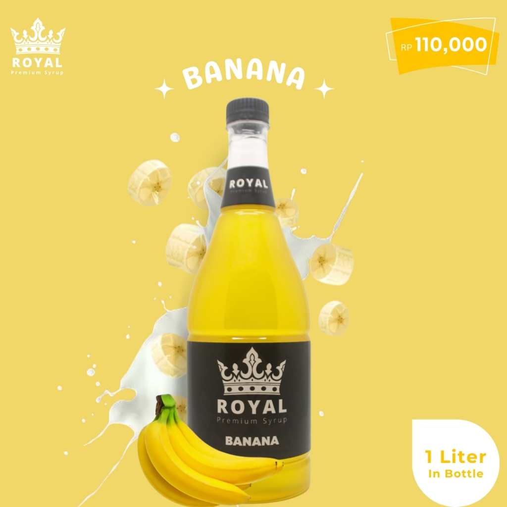 Jual Royal Banana Syrup Sirup Pisang Premium Quality Shopee Indonesia