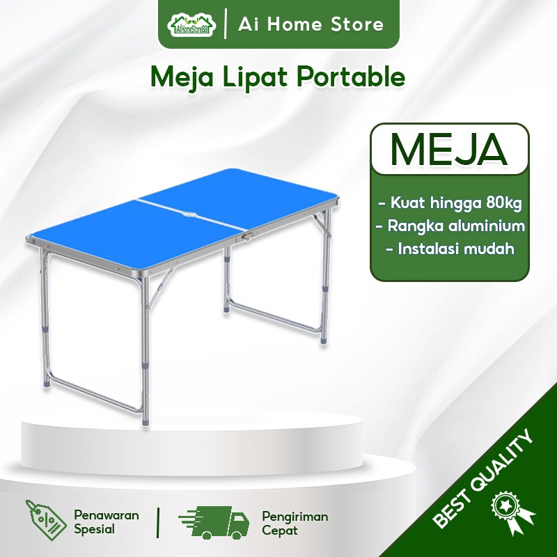 Jual Meja Lipat Portable Meja Koper Meja Makan Lesehan Meja Lipat Kayu