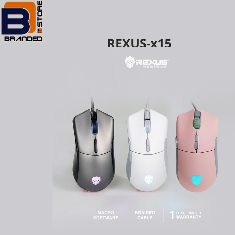 Jual Mouse Gaming Rexus Xierra X15 Shopee Indonesia