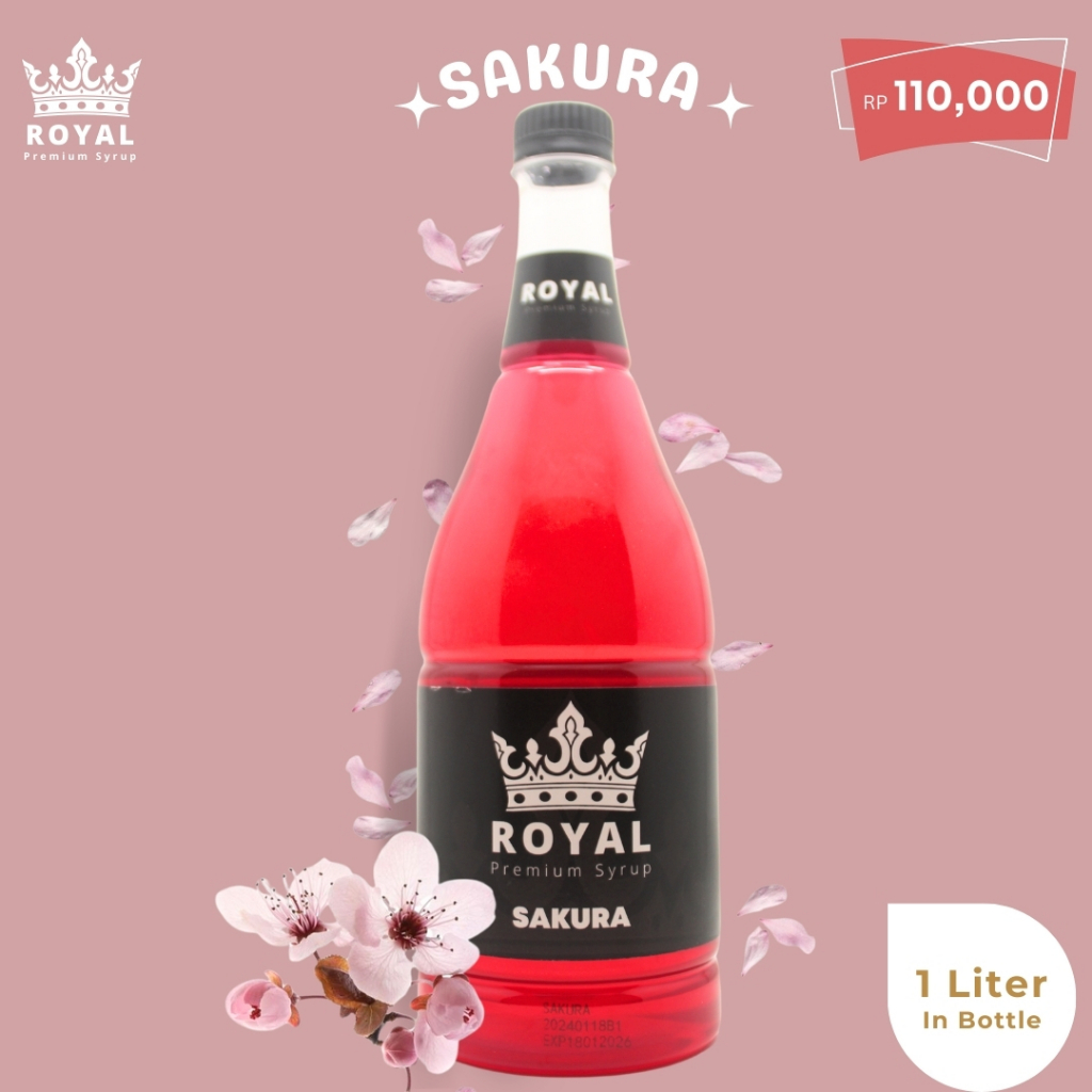 Jual Royal Sakura Syrup Sirup Sakura Premium Quality Shopee Indonesia