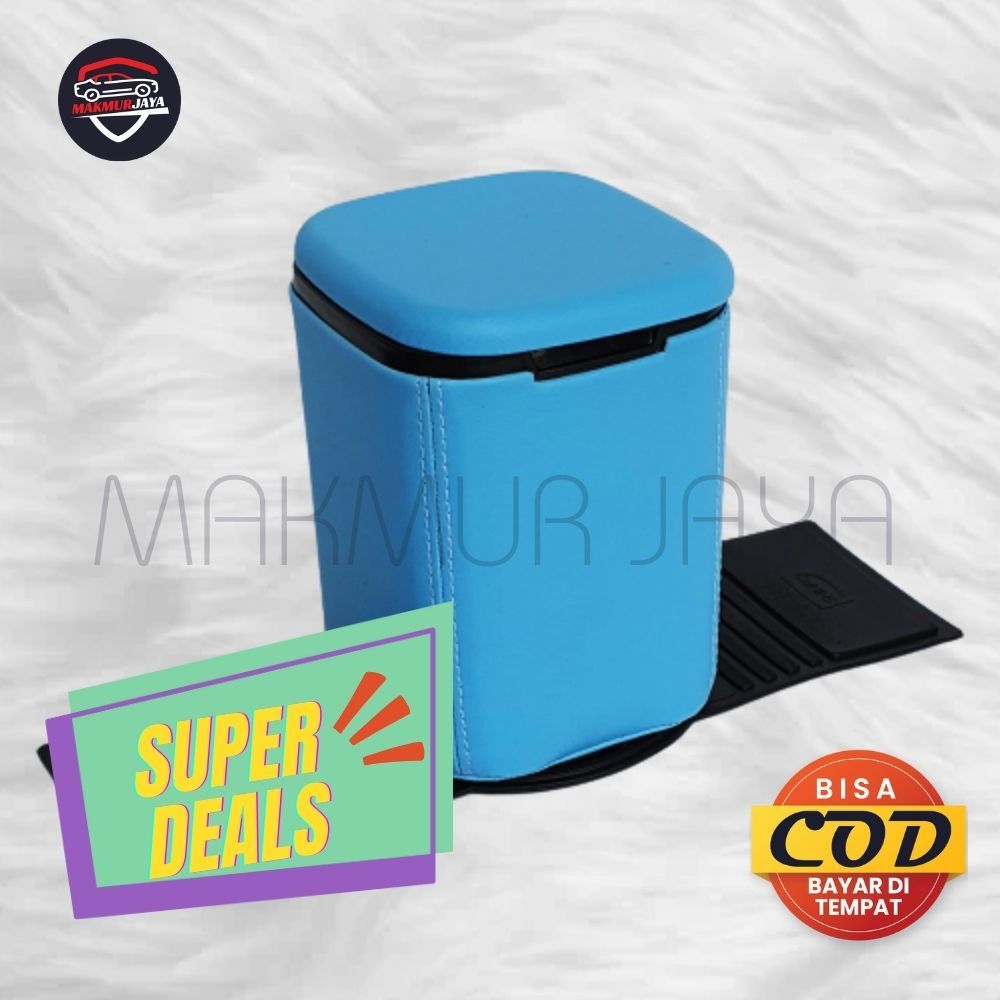 Jual Tempat Sampah Mobil TRENDY Lapis Kulit Tempat Sampah Mobil