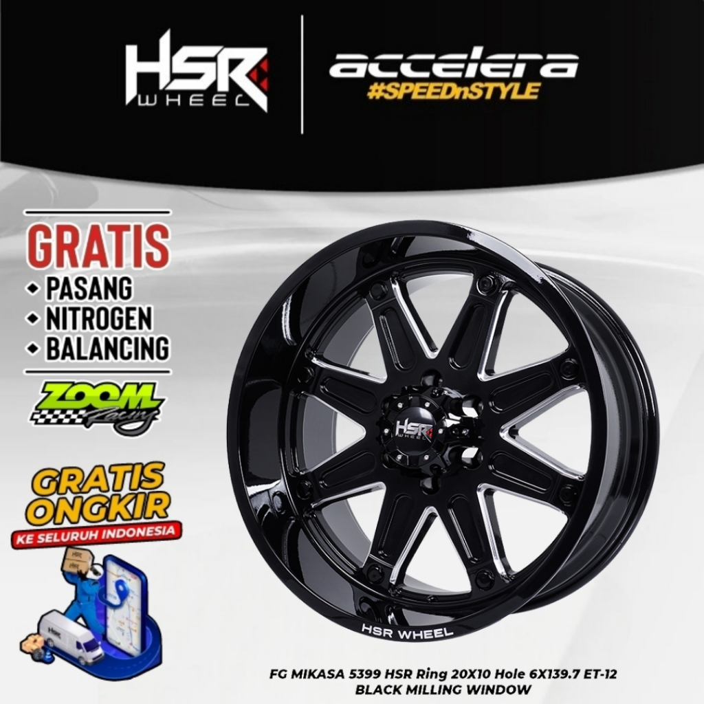 Jual Velg Mobil Pajero Sport Fg Mikasa Hsr Forged R X H X Et