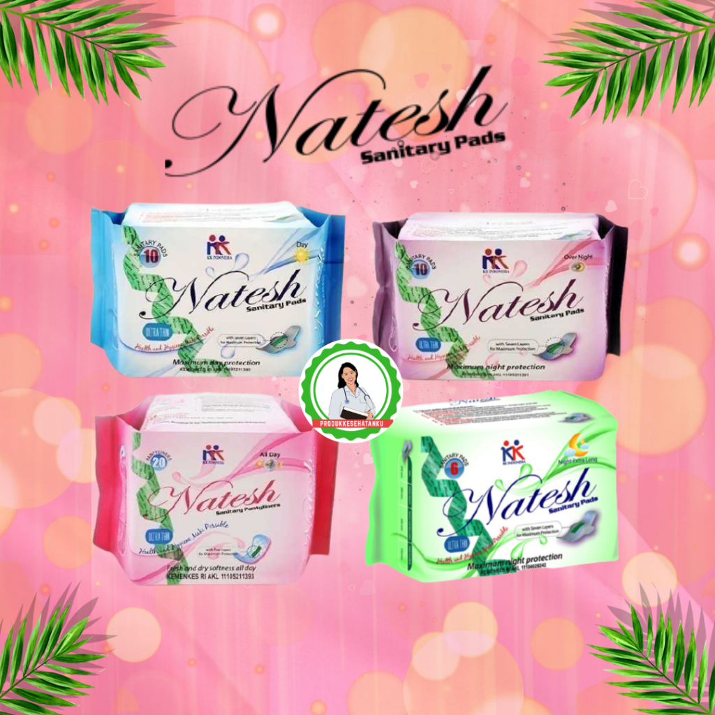 Jual Natesh Pembalut Natesh Day Natesh Night Natesh Pantyliner Natesh