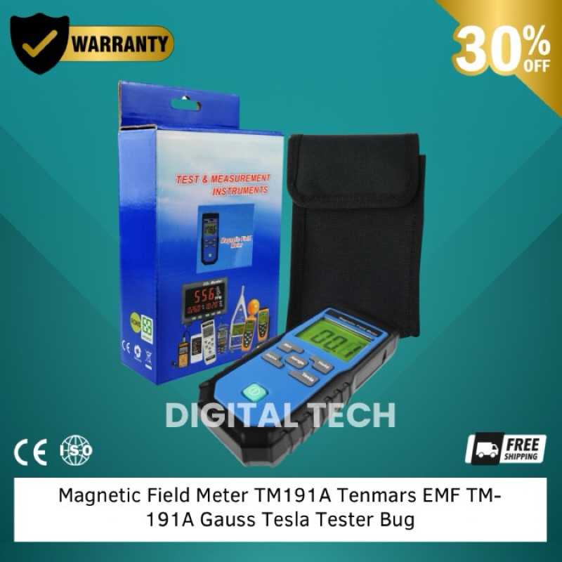 Jual Magnetic Field Meter Tm A Tenmars Emf Tm A Gauss Tesla Tester