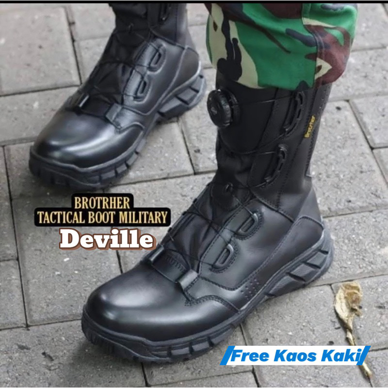 Jual BROTRHER Fitgo Deville Full Kulit Sepatu Pdl Tali Putar Shopee