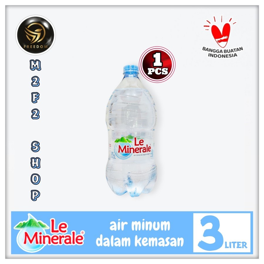 Jual Air Mineral Le Minerale Baby Galon Isi 3 Liter Kemasan Satuan