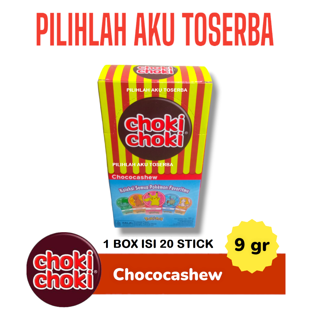 Jual Choki Choki Choco Cashew Box Isi Pcs Harga Box Shopee