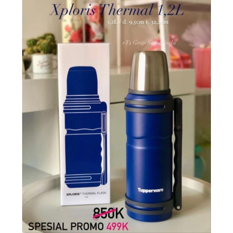 Jual Thermos Ungu Flower Original Tupperware Shopee Indonesia