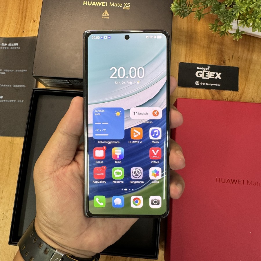 Jual Huawei Mate X5 5G Kirin 9000s 16GB 512GB Super Like New Pajak