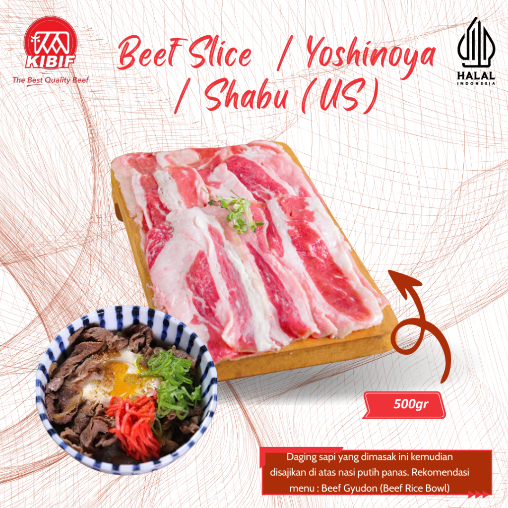 Jual Beef Slice Yoshinoya Shabu 500gr Shopee Indonesia