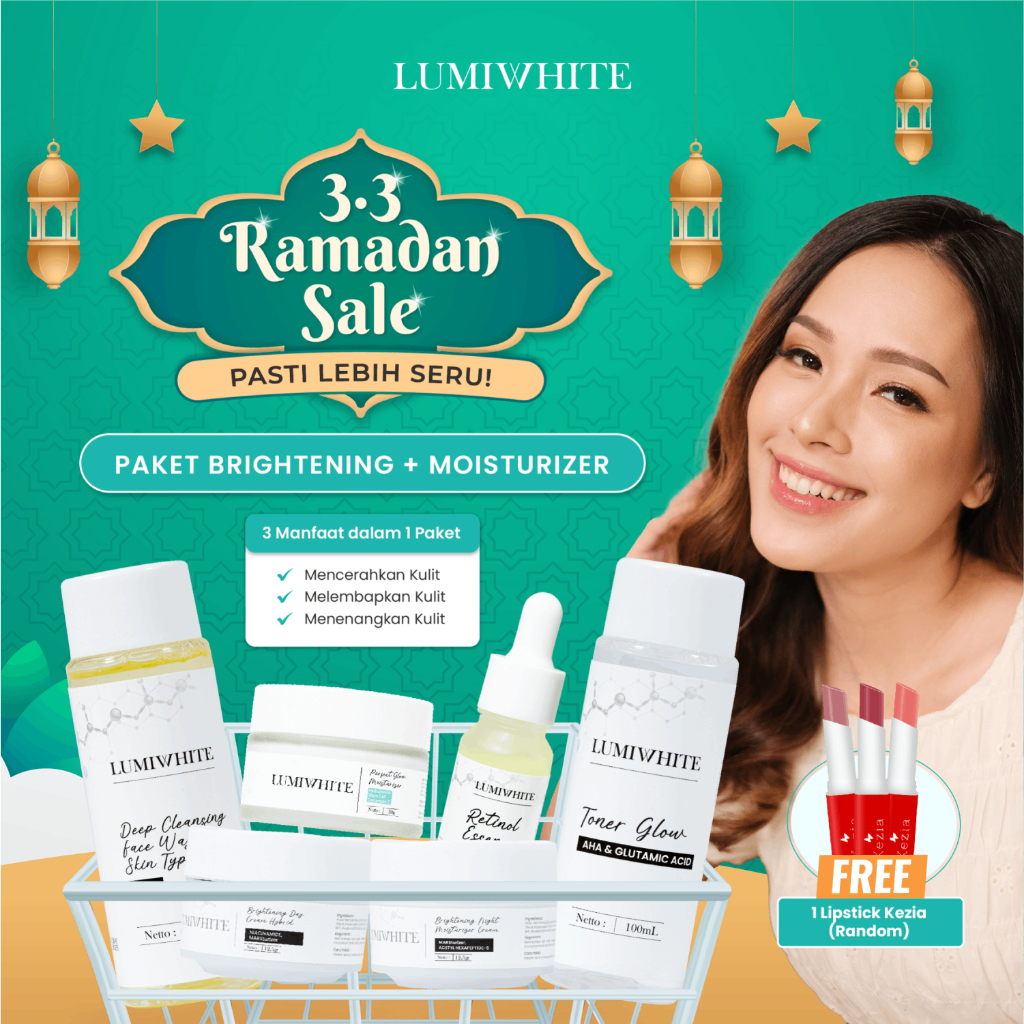 Jual Lumiwhite X Lady Nayoan Paket Brightening Moisturizer Free